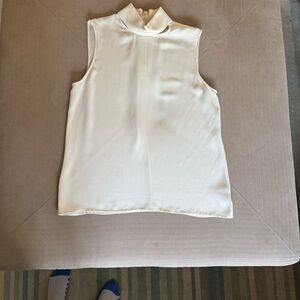 Sleeveless Cream Top